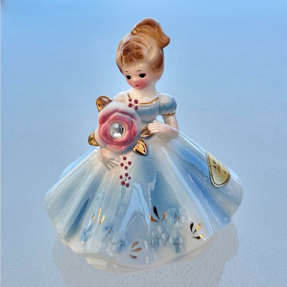 Josef Originals Other - Josef Originals April Birthstone Porcelain Doll Collectible Figurine